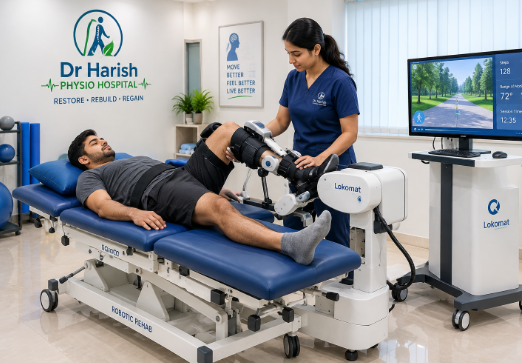 Advanced electrotherapy equipment at the physiotherapy centre at Dr. Harish Kumawat Physio Hospital Kuchaman